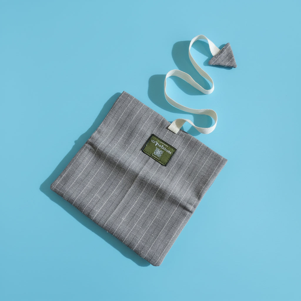 Upcycled multipurpose devil tail pouch