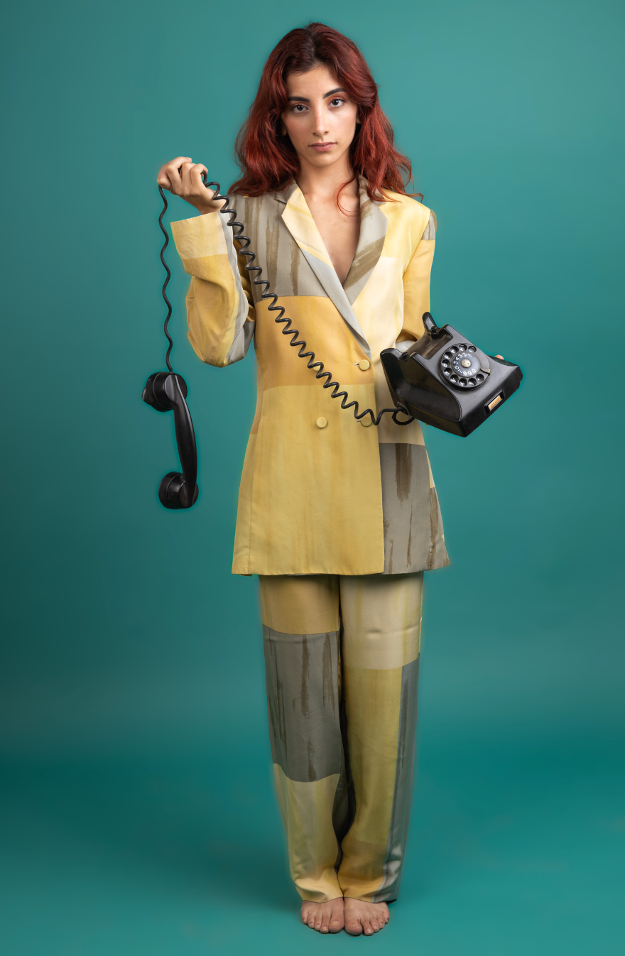 Emporio Armani silk suit