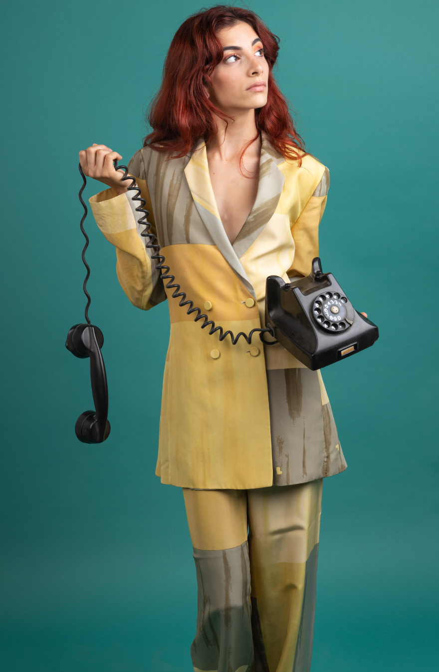 Emporio Armani silk suit