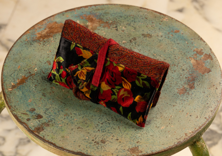 Upcycled multipurpose devil tail pouch