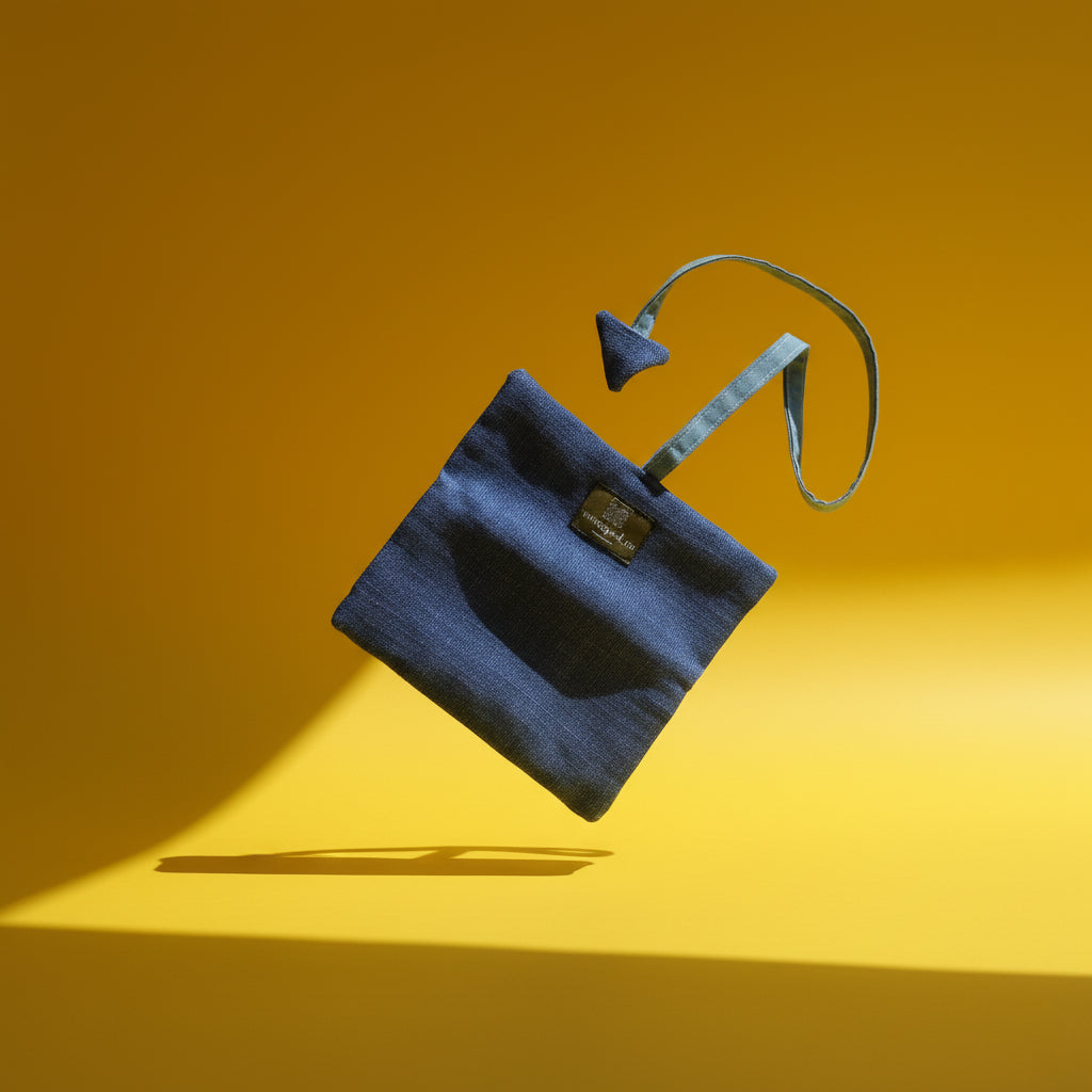 Upcycled multipurpose devil tail pouch