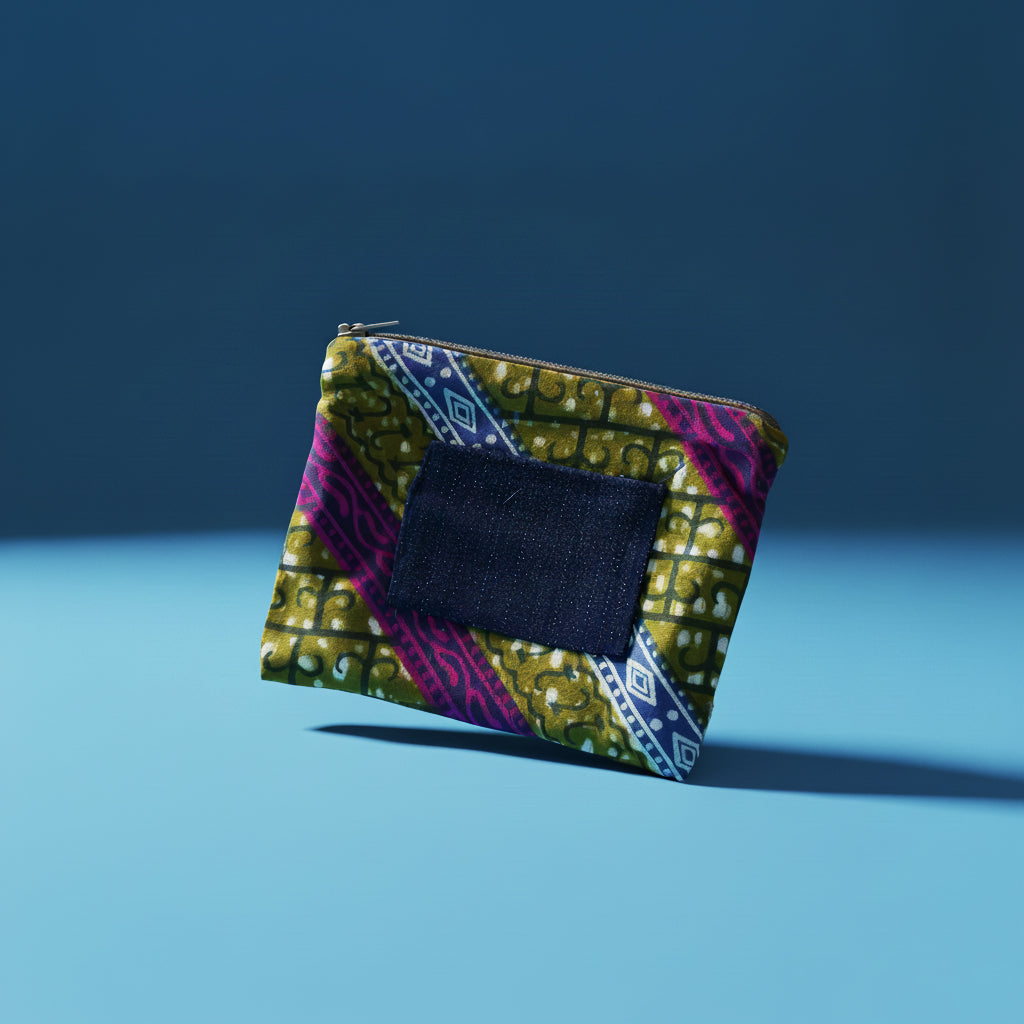 Upcycled mini-pouch