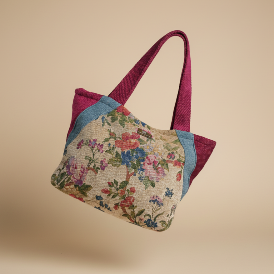 Upcycled shoulder bag