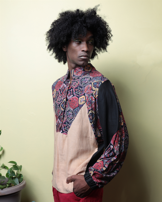 Camisa de manga larga reciclada