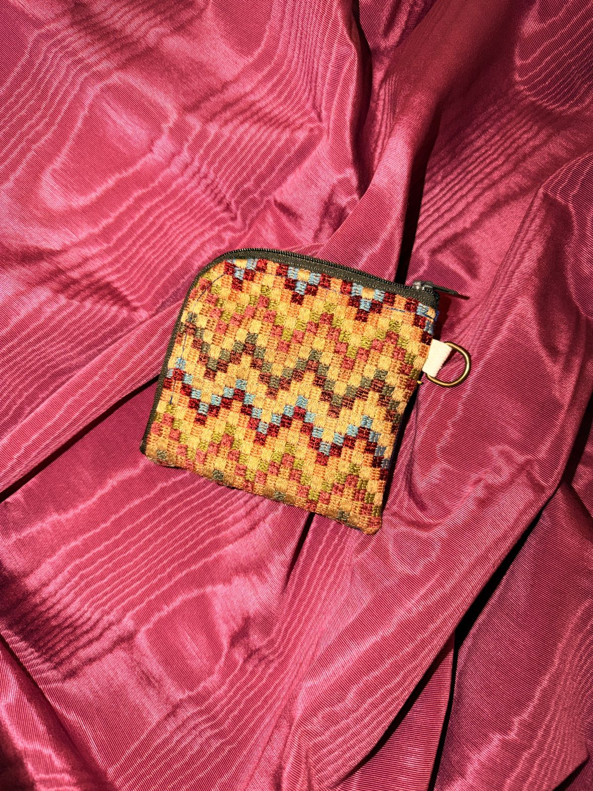 Upcycled Square Wallet