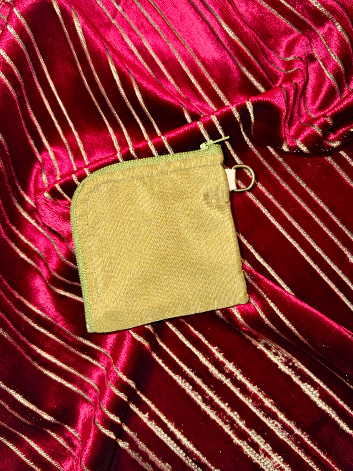 Upcycled Square Wallet