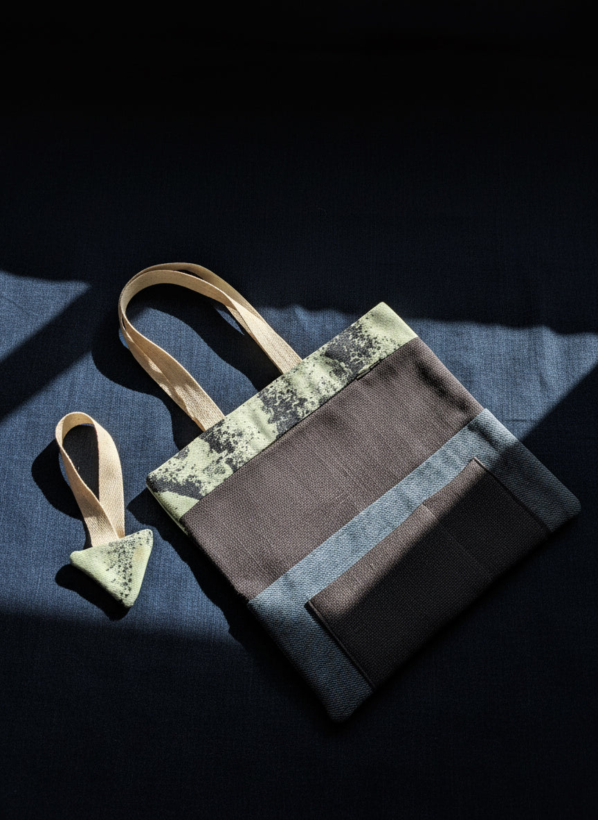 Upcycled multipurpose devil tail pouch