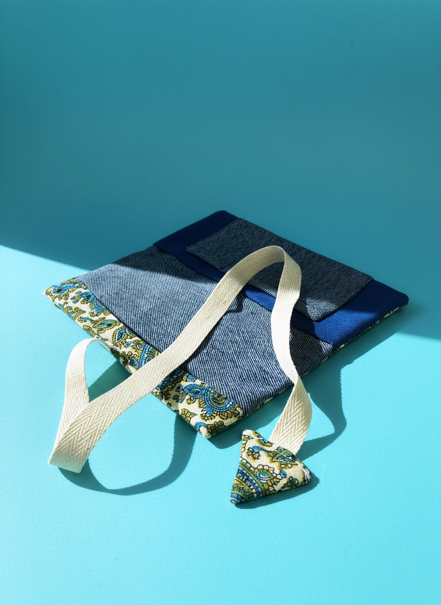 Upcycled multipurpose devil tail pouch