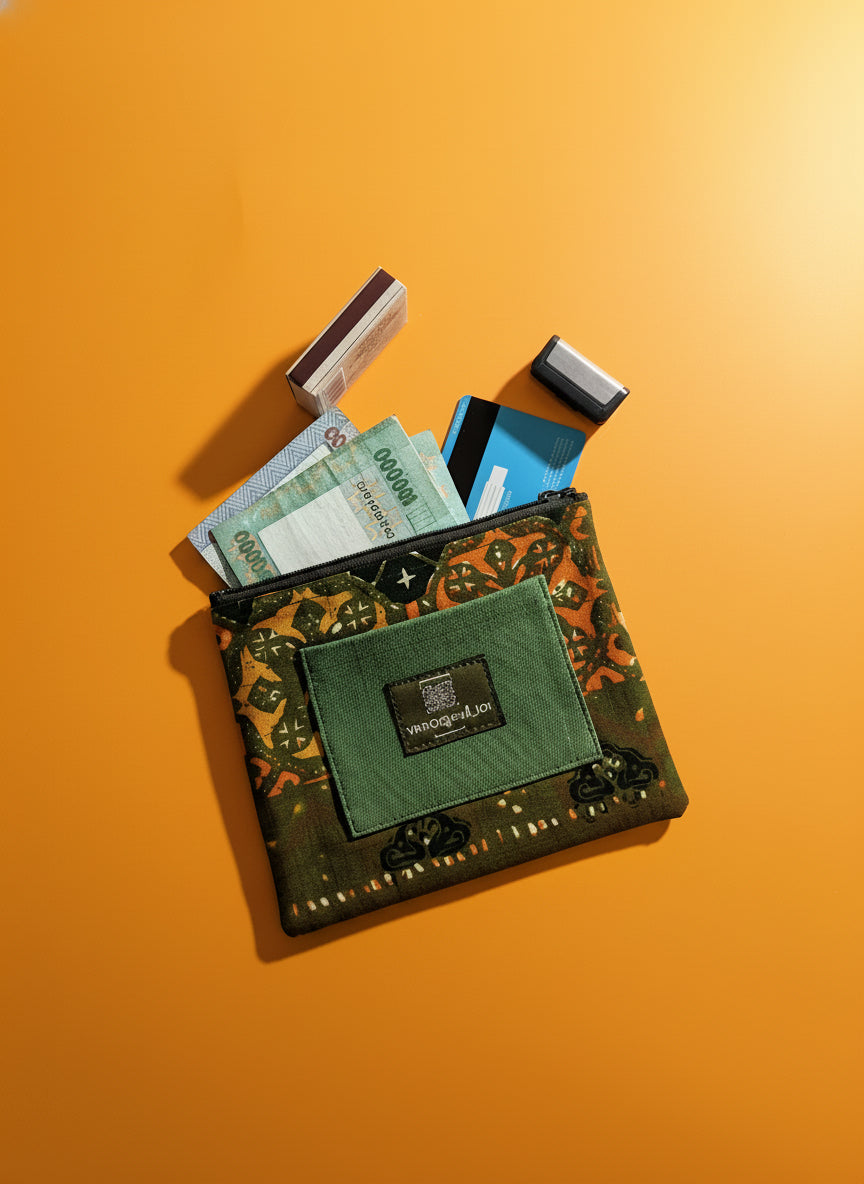 Upcycled small purse