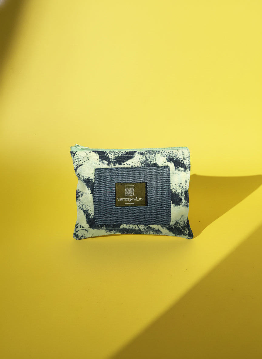 Upcycled mini-pouch