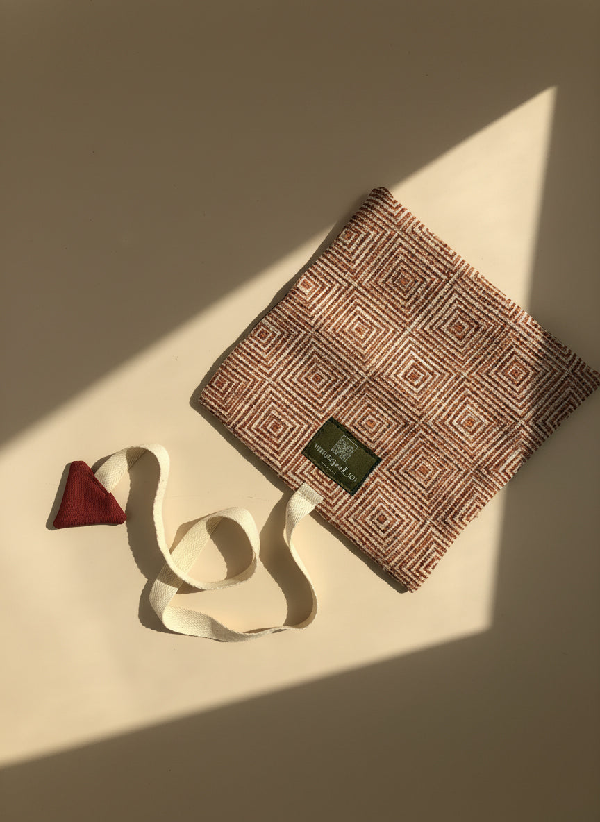 Upcycled multipurpose devil tail pouch