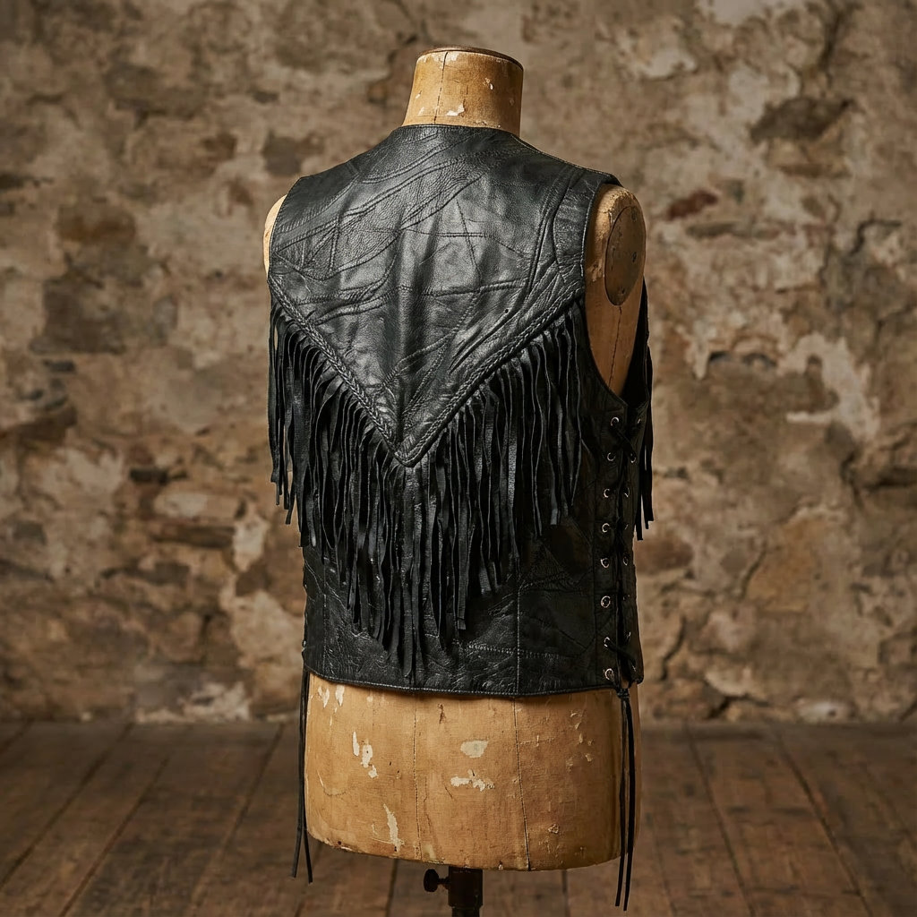 Leather unique Vest