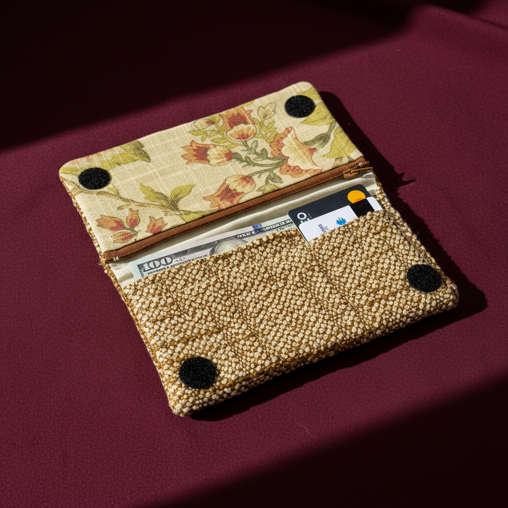 Upcycled Soft wallet