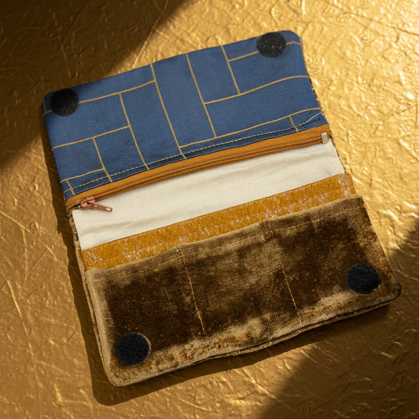 Upcycled Soft wallet