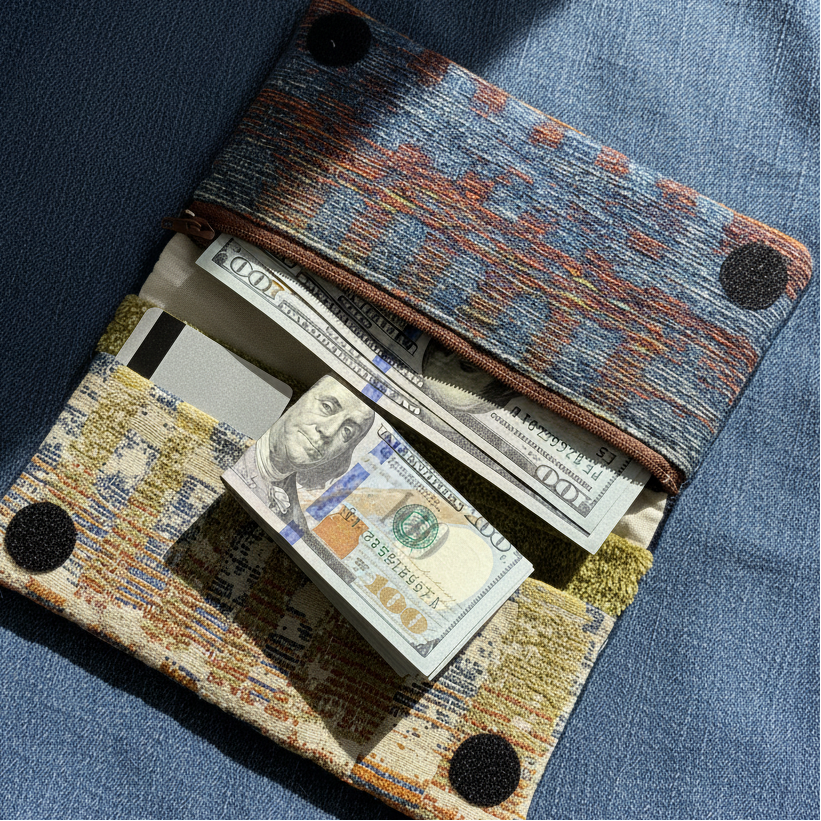 Upcycled Linear Wallet