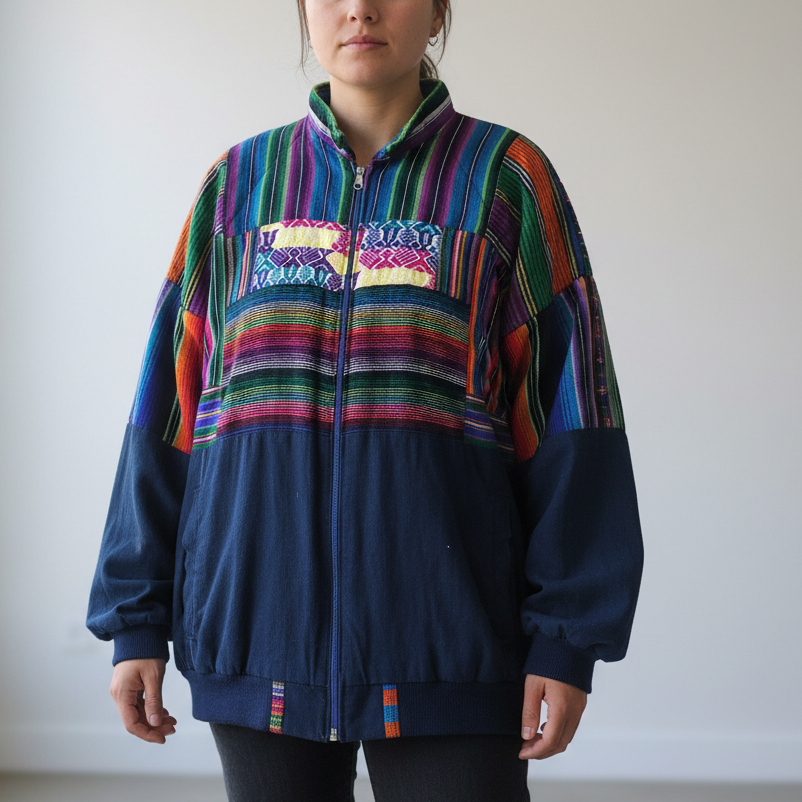 Colorful bomber jacket