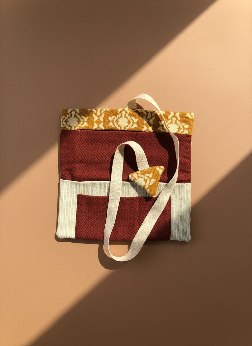 Upcycled multipurpose devil tail pouch