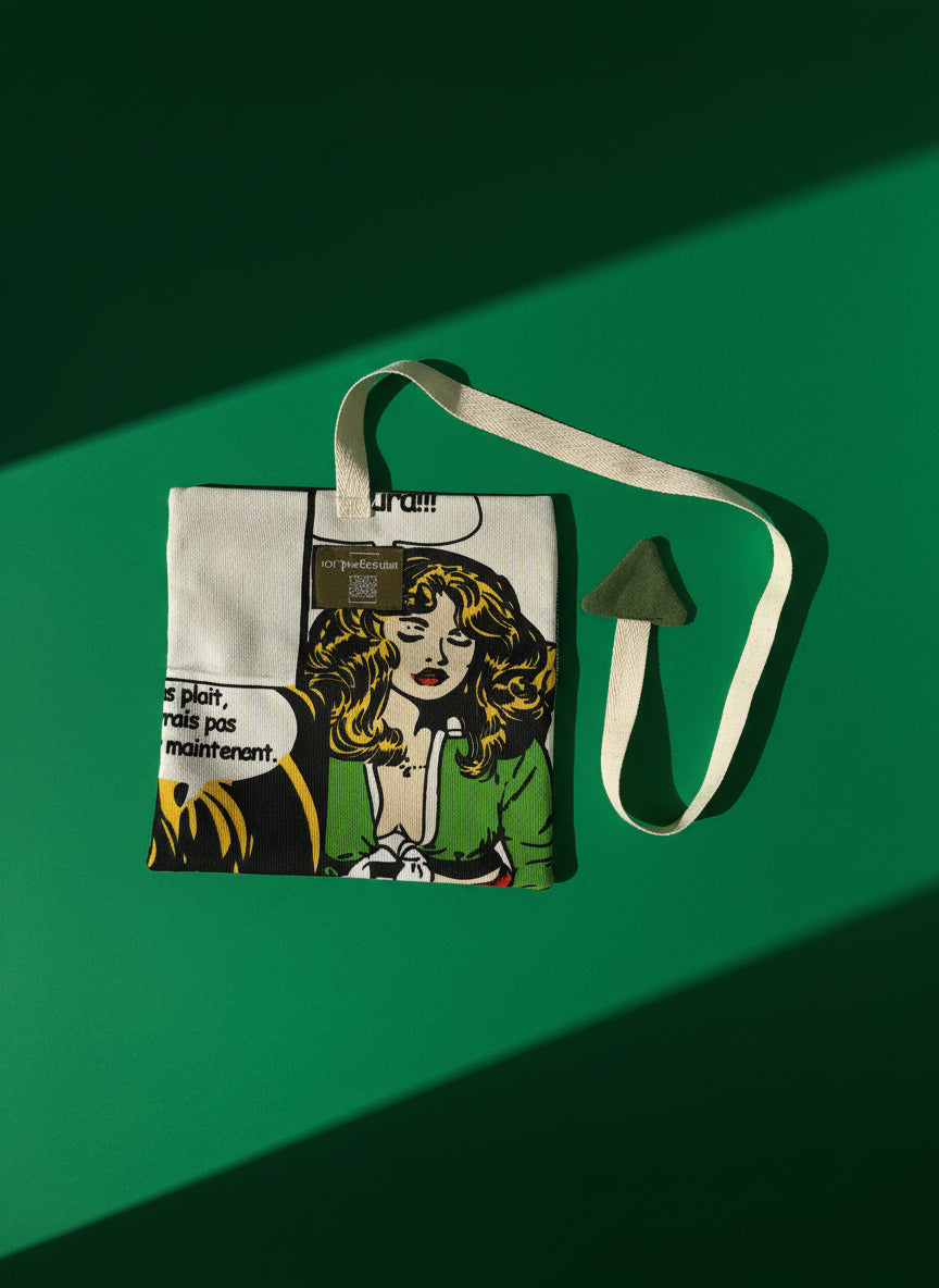 Upcycled multipurpose devil tail pouch