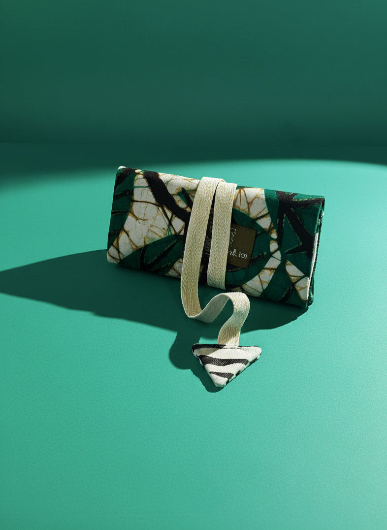 Upcycled multipurpose devil tail pouch