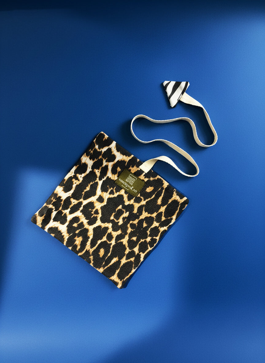 Upcycled multipurpose devil tail pouch