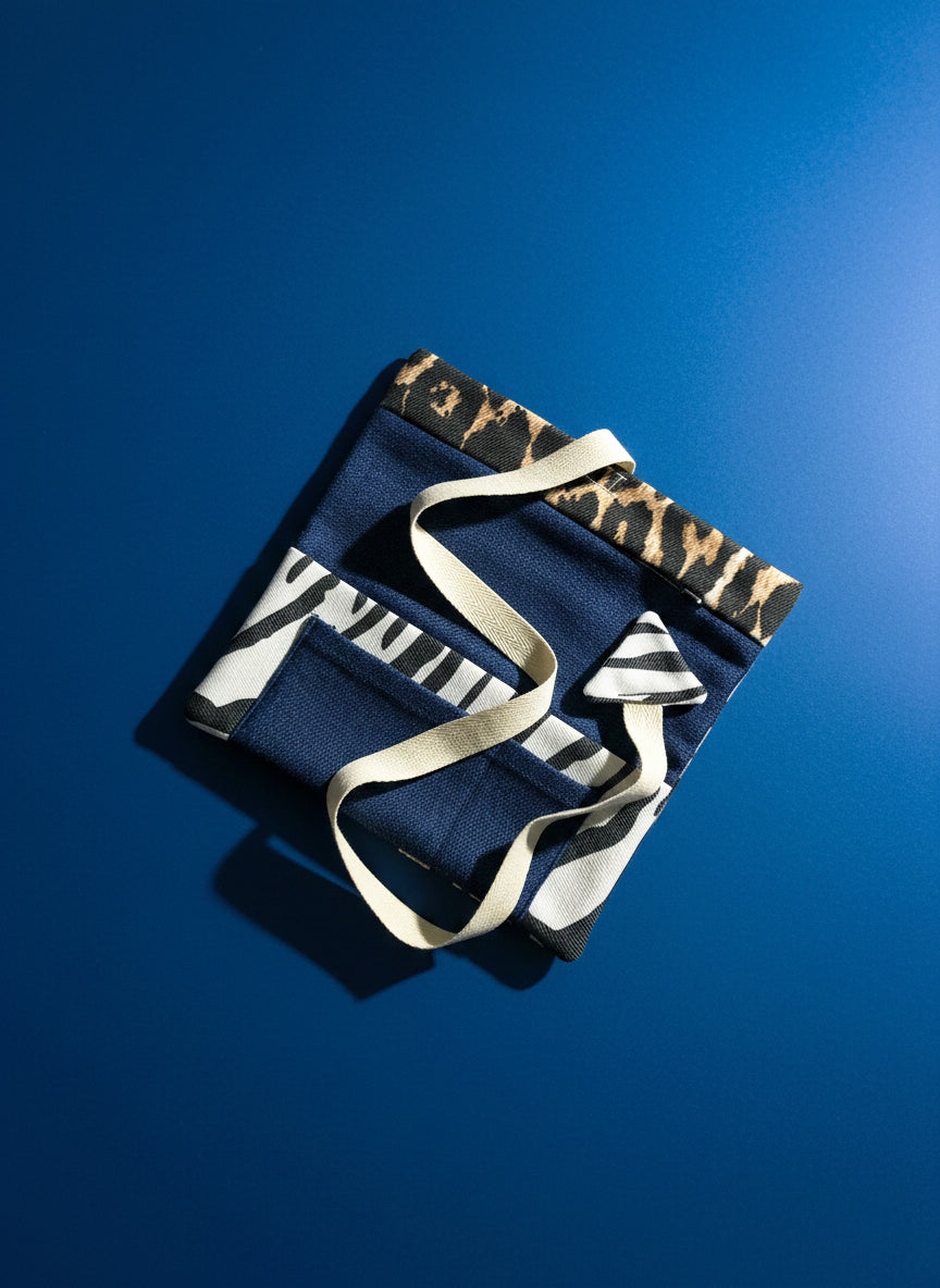 Upcycled multipurpose devil tail pouch