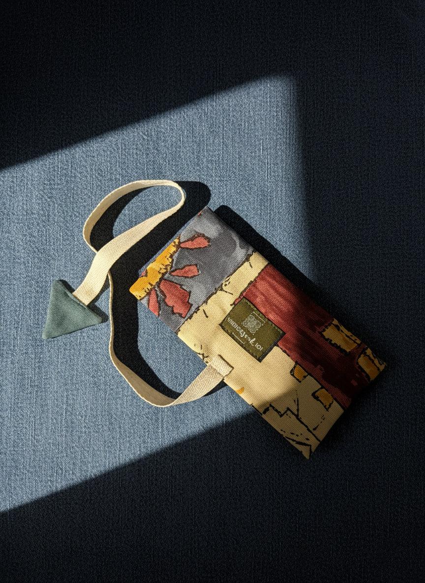 Upcycled multipurpose devil tail pouch