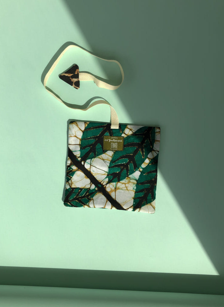 Upcycled multipurpose devil tail pouch