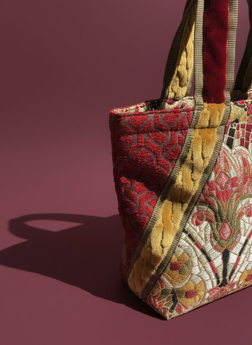 Upcycled shoulder bag