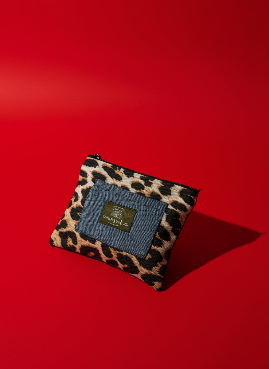 Upcycled mini-pouch