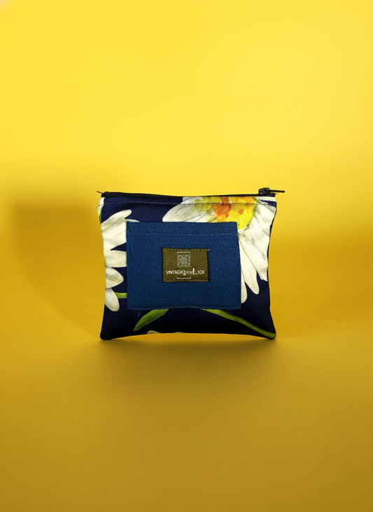 Upcycled mini-pouch