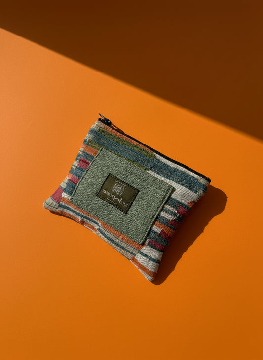 Upcycled mini-pouch