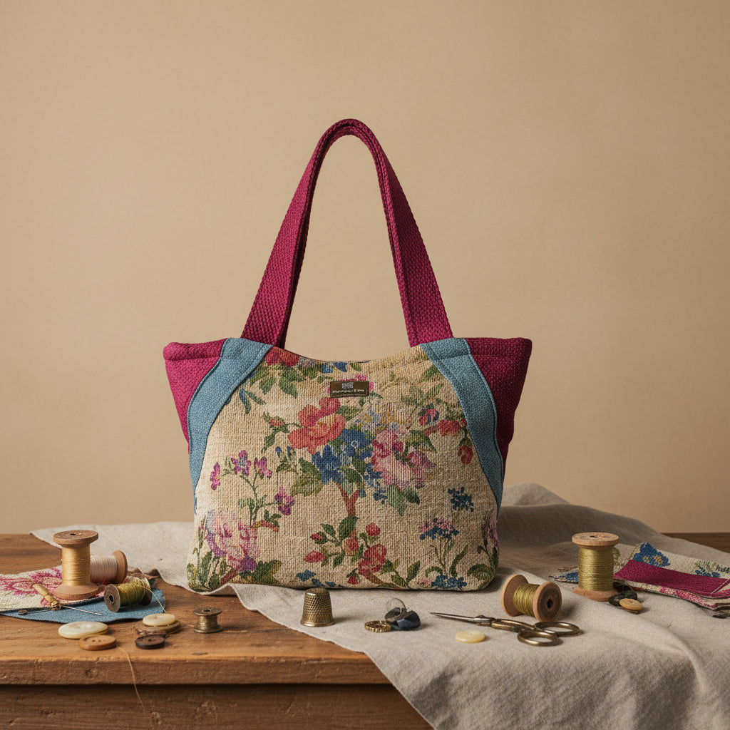 Upcycled shoulder bag