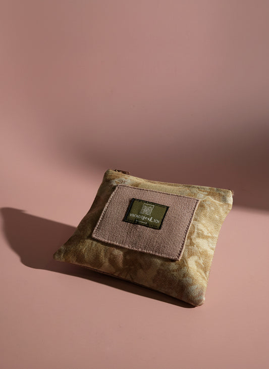 Upcycled mini-pouch