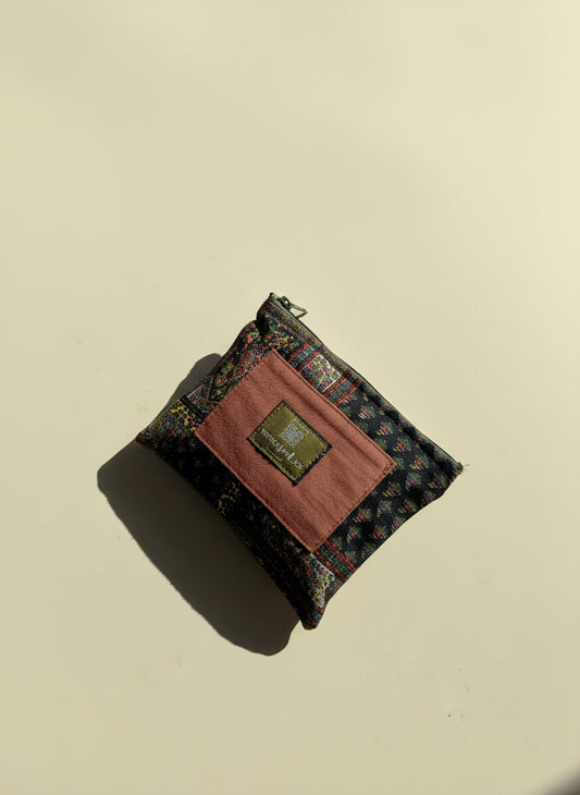 Upcycled mini-pouch