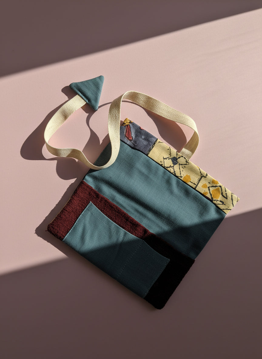 Upcycled multipurpose devil tail pouch