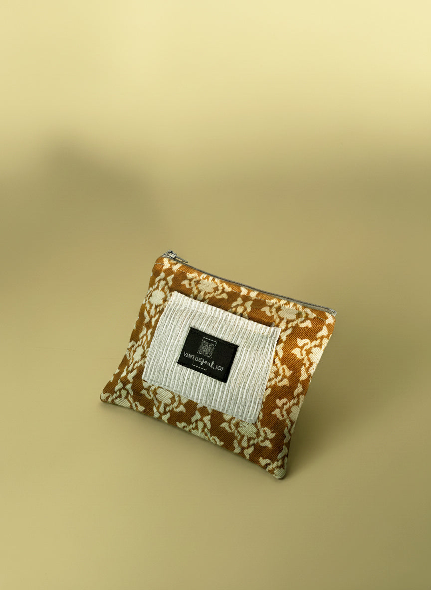 Upcycled mini-pouch