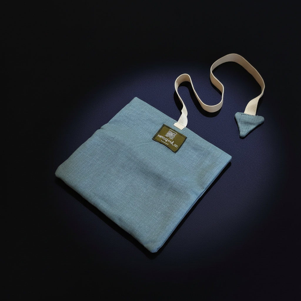 Upcycled multipurpose devil tail pouch