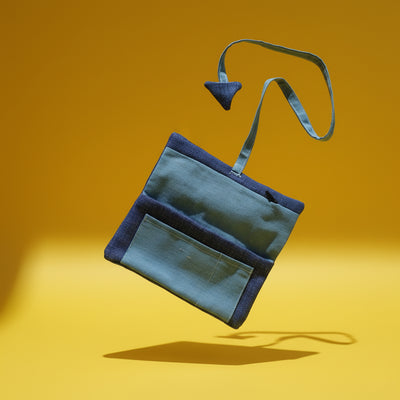 Upcycled multipurpose devil tail pouch