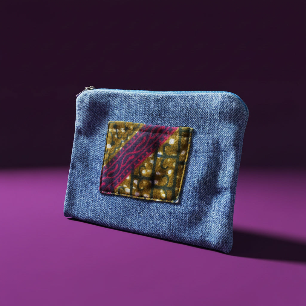 Upcycled mini-pouch