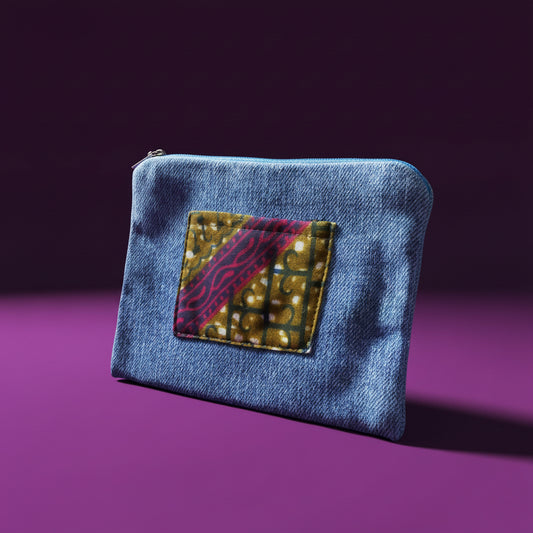 Upcycled mini-pouch