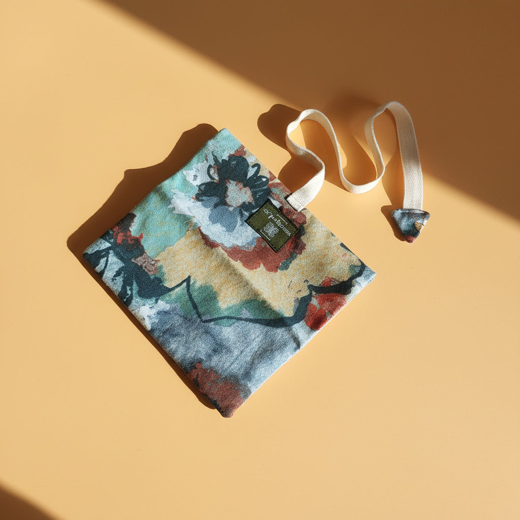 Upcycled multipurpose devil tail pouch