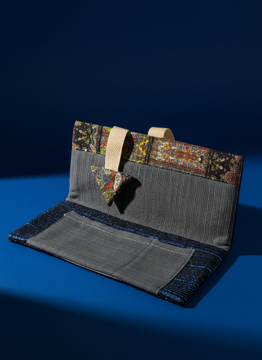 Upcycled multipurpose devil tail pouch