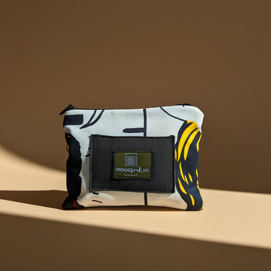 Upcycled mini-pouch