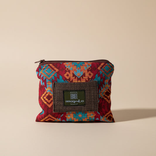 Upcycled mini-pouch