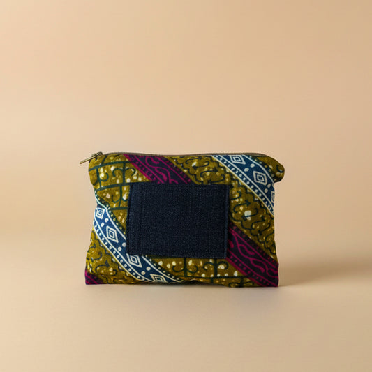 Upcycled mini-pouch