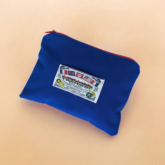 Upcycled mini-pouch