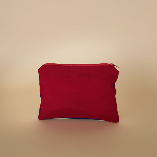Upcycled mini-pouch