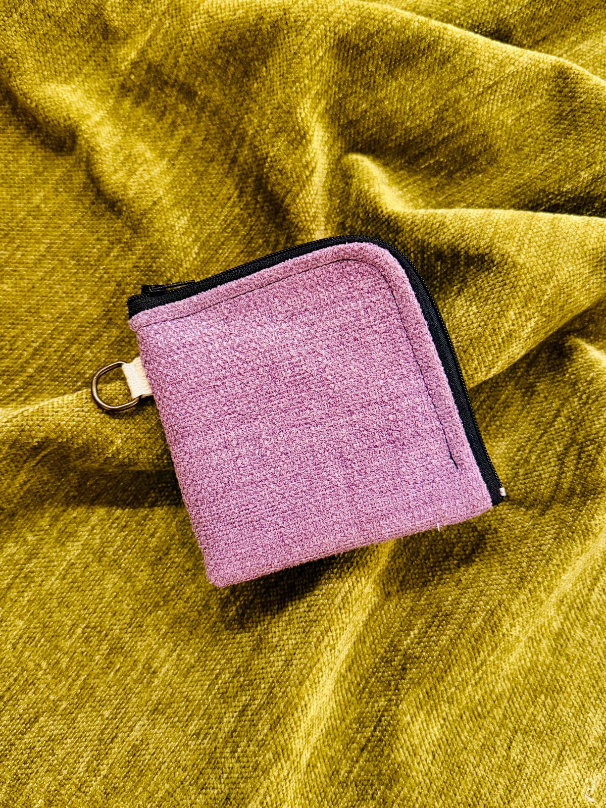 Upcycled Square Wallet