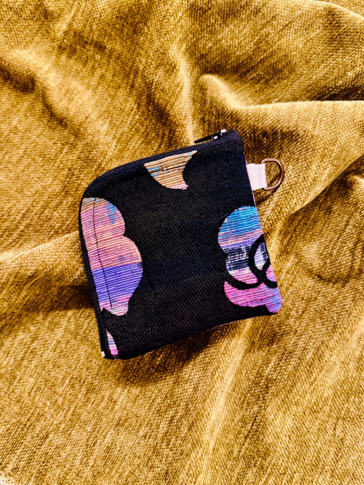 Upcycled Square Wallet