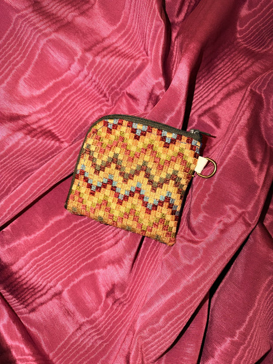 Upcycled Square Wallet
